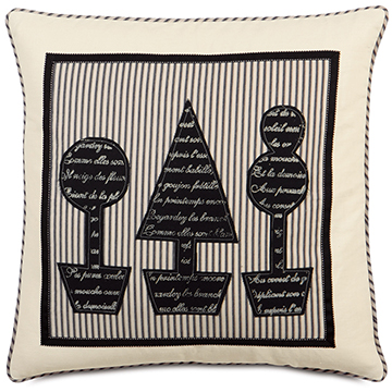 ܽ 24X24 FULLERTON INK TOPIARY BLOCK-PRINTED