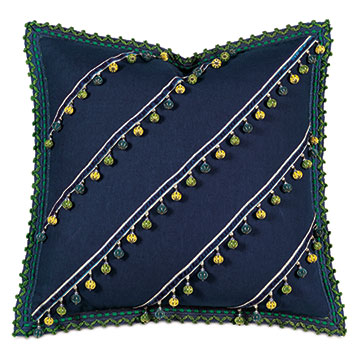 M(fi) 20X20 FAIRUZA BEADED DECORATIVE PILLOW
