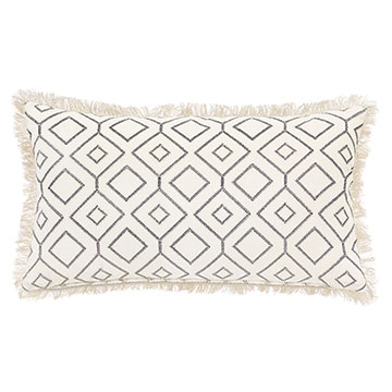 ���ׁ� 15X26 FREYA EMBROIDERED DECORATIVE PILLOW