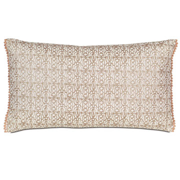 �� 15X26 CORDOVA TAUPE W/BEADED TRIM