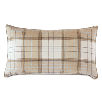 W 21X37 ALDRICH PLAID KING SHAM