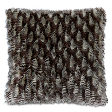 �R���˹ 24X24 MADDOX FAUX FUR DECORATIVE PILLOW