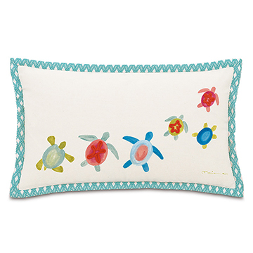 R 15X26 DUTCHESS SHELL HAND-PAINTED