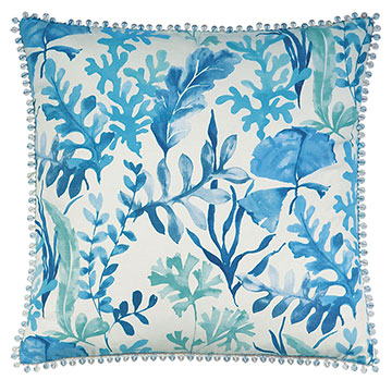 Wƥ 27X27 OLYMPIA AZURE EXTRA EURO SHAM