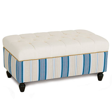  20X37X18 FILLY WHITE STORAGE CHEST