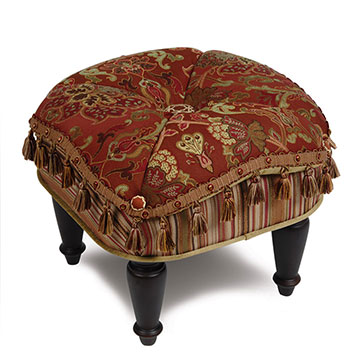 ͽ] 18X18X17 PILLOW TOP STOOL-