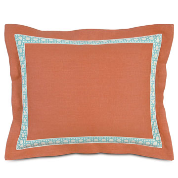 ������ 20X27 BREEZE TANGERINE STANDARD SHAM