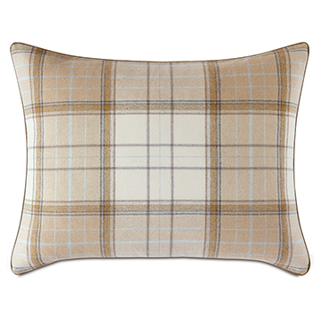 W 20X27 ALDRICH PLAID STANDARD SHAM