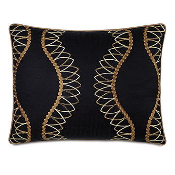  20X27 MIDORI EMBROIDERED STANDARD SHAM