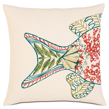 _ 20X20 HAND-PAINTED FISH TAIL