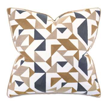 ������ 22X22 WELLFLEET EMBROIDERED DECORATIVE PI