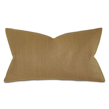 ���g�� 15X26 TRILLIUM SOLID DECORATIVE PILLOW IN GOLD