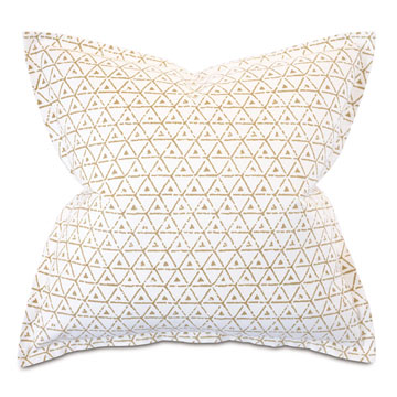 ������ 27X27 WELLFLEET GEOMETRIC EURO SHAM