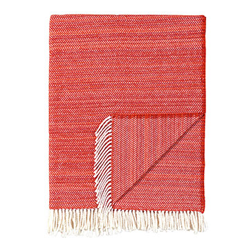 w̺ 55X70 STRIE TANGERINE THROW
