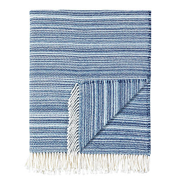 w̺ 55X70 STRI?SAPPHIRE THROW